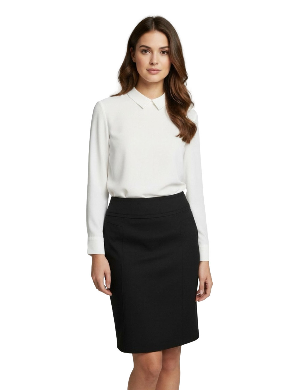 New York and Company Black Professional Skirt Size 10